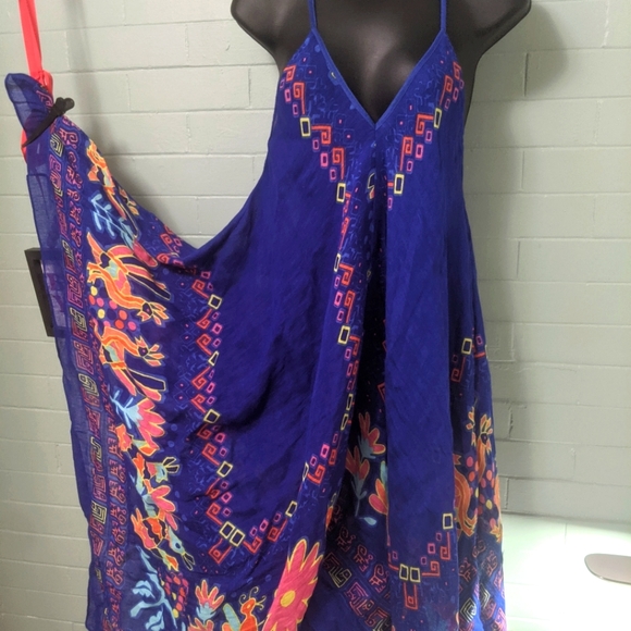 Theodore and Callum full length blue swim cover up. - Picture 1 of 9